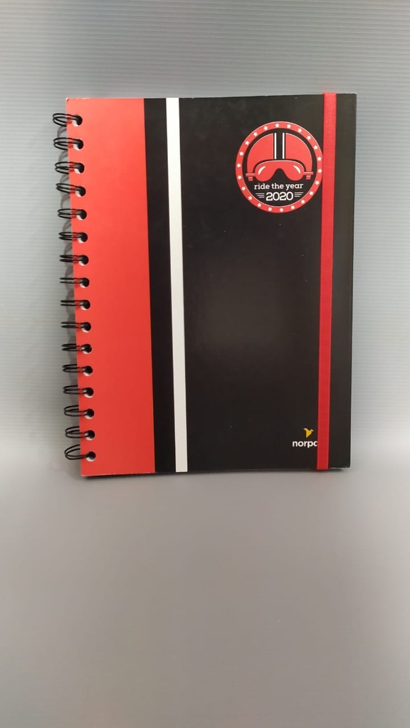 AGENDA NORPAC N8  ESPIRAL SEMIRIGIDA