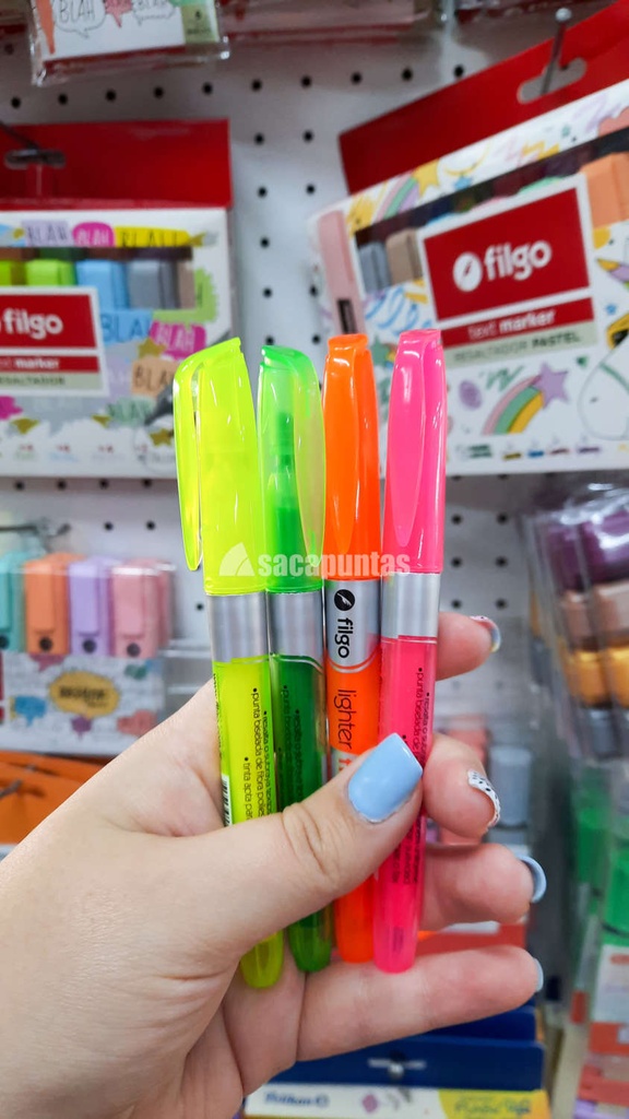 RESALTADOR FILGO X4 COLORES