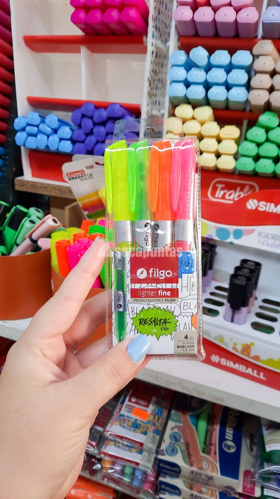 RESALTADOR FILGO X4 COLORES