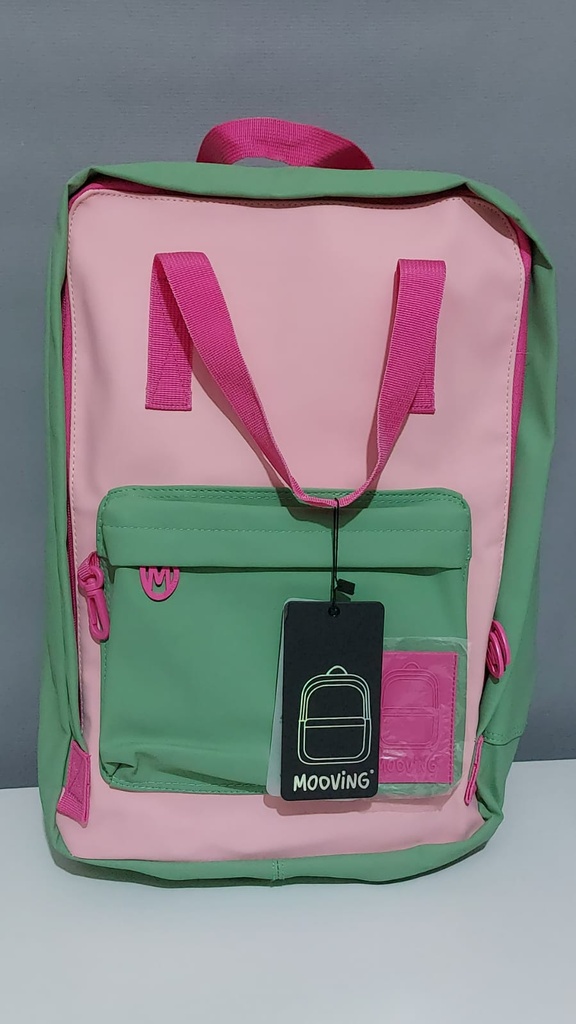 MOCHILA 17" MOOVING ESPALDA PINK  (L71155)