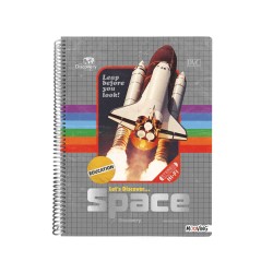 CUADERNO A4 MOOVING TAPA SEMIRIGIDA ESPIRAL X80HJ (L8053)