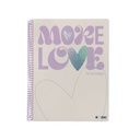 CUADERNO MOOVING 29/7 TAPA DURA ESPIRAL X80HJS. (L8056)