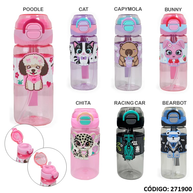 BOTELLA CHIMOLA PLASTICA 420ml. (R271900)