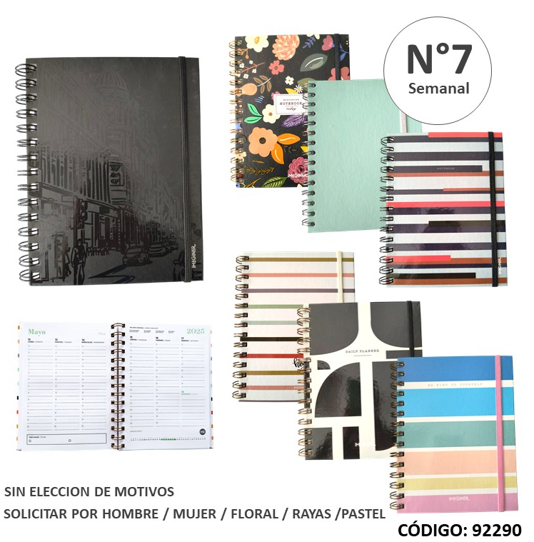 AGENDA 2026 IMAGINER ESPIRAL SEMANAL (L92290)