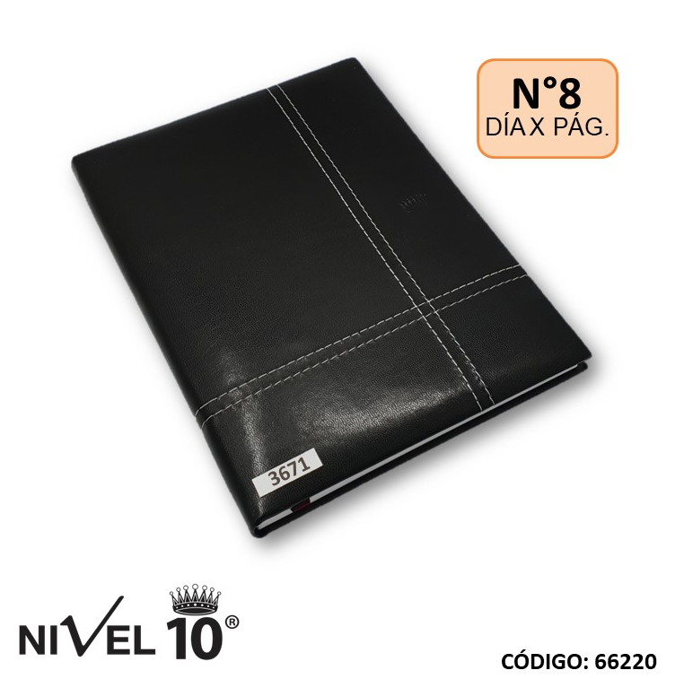 AGENDA 2026 N8 DIA POR HOJA ENCUADERNADA COSTURADA (L66220)