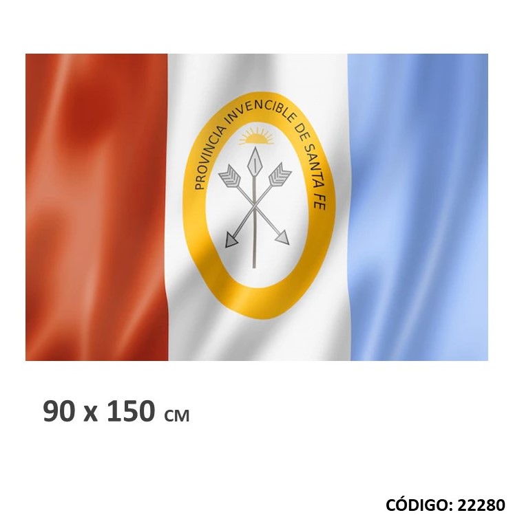 BANDERA POLIAMIDA 90 x150 SANTA FE (L22280)