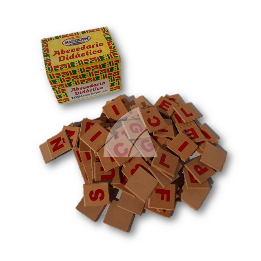 DIDACTICO LETRA ABECEDARIO MADERA Cajax100un (L165510)