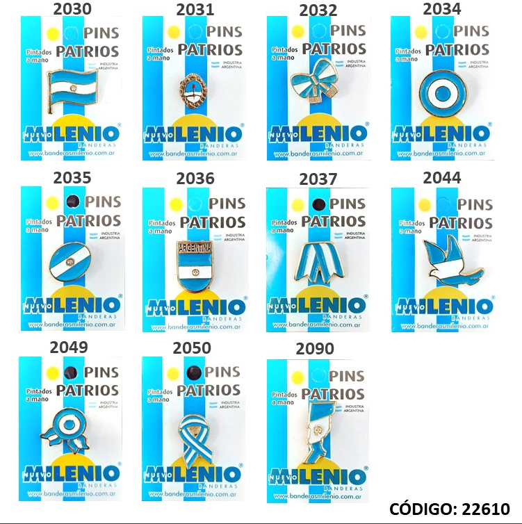 ESCARAPELA PINS "NUEVO MILENIO" (L22610)