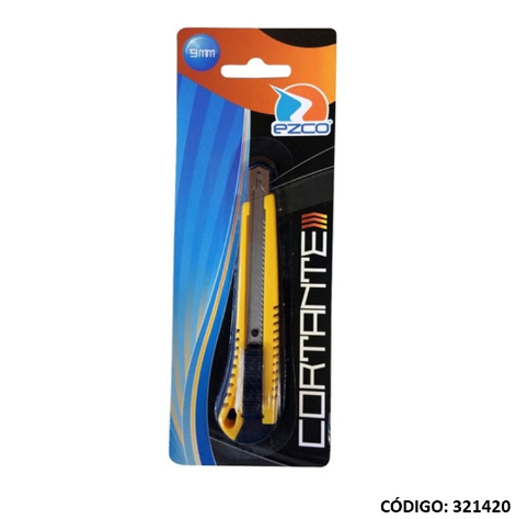 TRINCHETA ESTILETE   9 mm EZCO GUIA METAL (L321420)