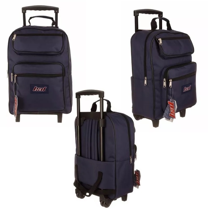 MOCHILA CARRO 18" ESTAMPADA Y LISAS (L241670)