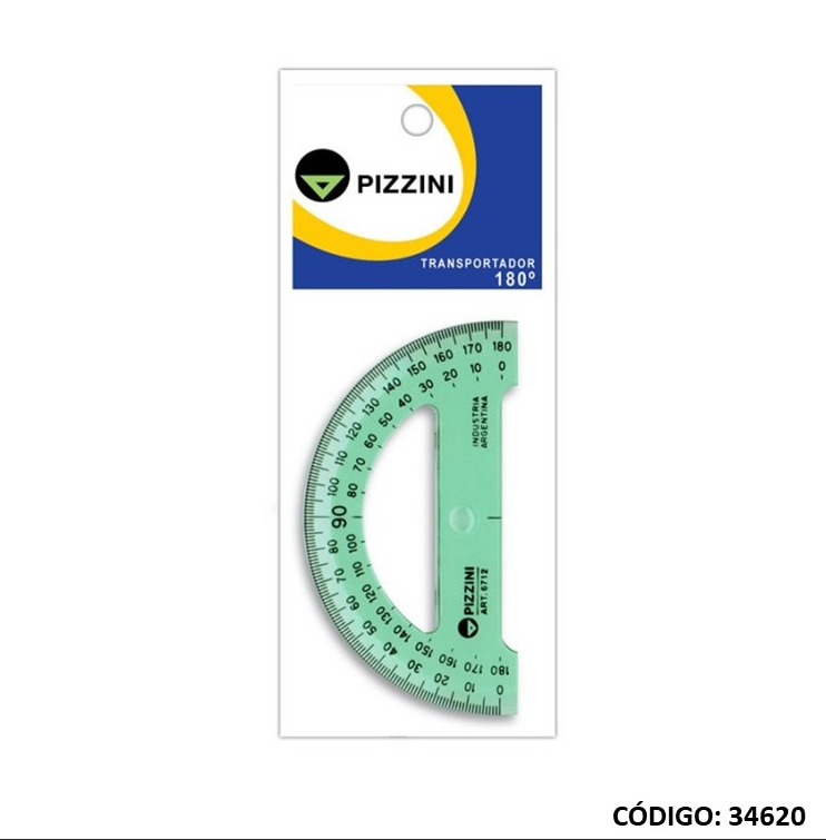 TRANSPORTADOR PIZZINI ACRILICO 6712  (L34620)