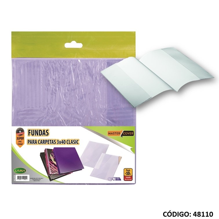 FUNDA LAMA Para CARPETA 3x40 x unidad (L48110)