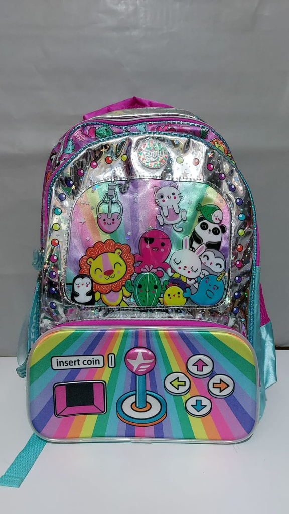 MOCHILA 18" FOOTY INSERT COINS ESPALDA(L147220)