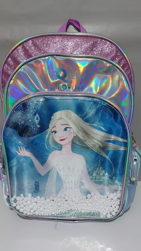 MOCHILA 16"  WABRO METAL  LICENCIA CON NIEVE ESPALDA (L20904)