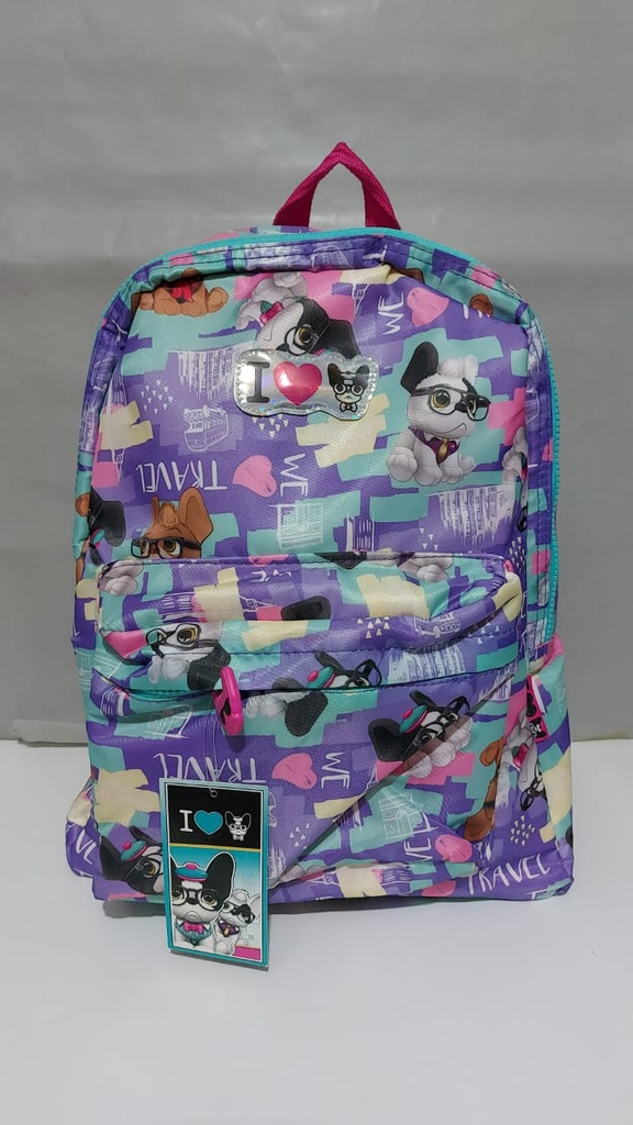 MOCHILA 16" TRENDY DOG ESPALDA OFERTA(L247310)