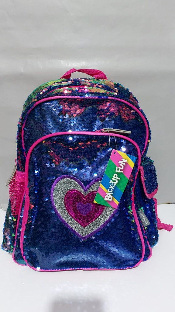 MOCHILA 15" LENTEJUELAS ESPALDA OFERTA(L247440)