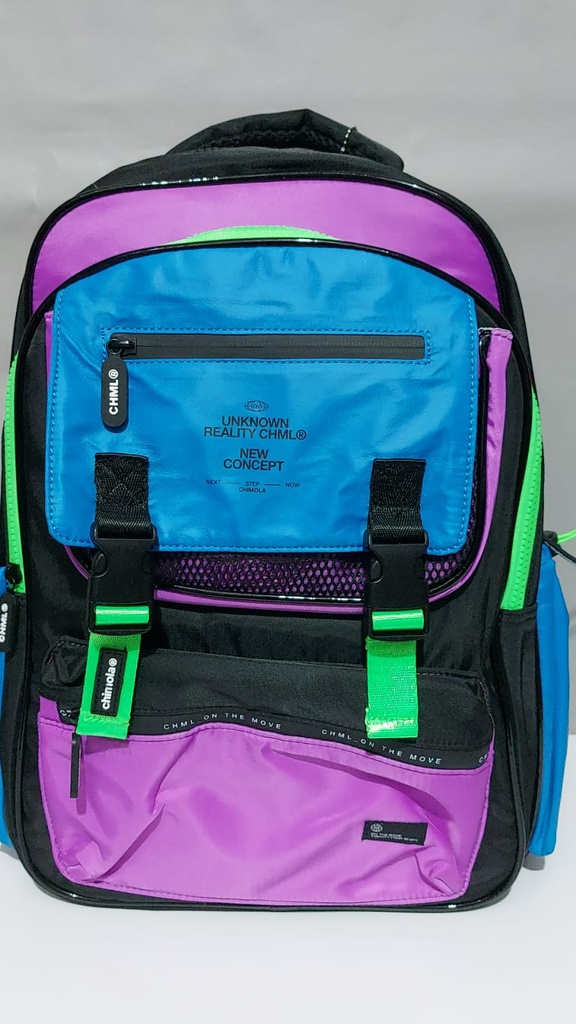 MOCHILA 17" CHIMOLA COLORBLOCK ESPALDA (L270560)