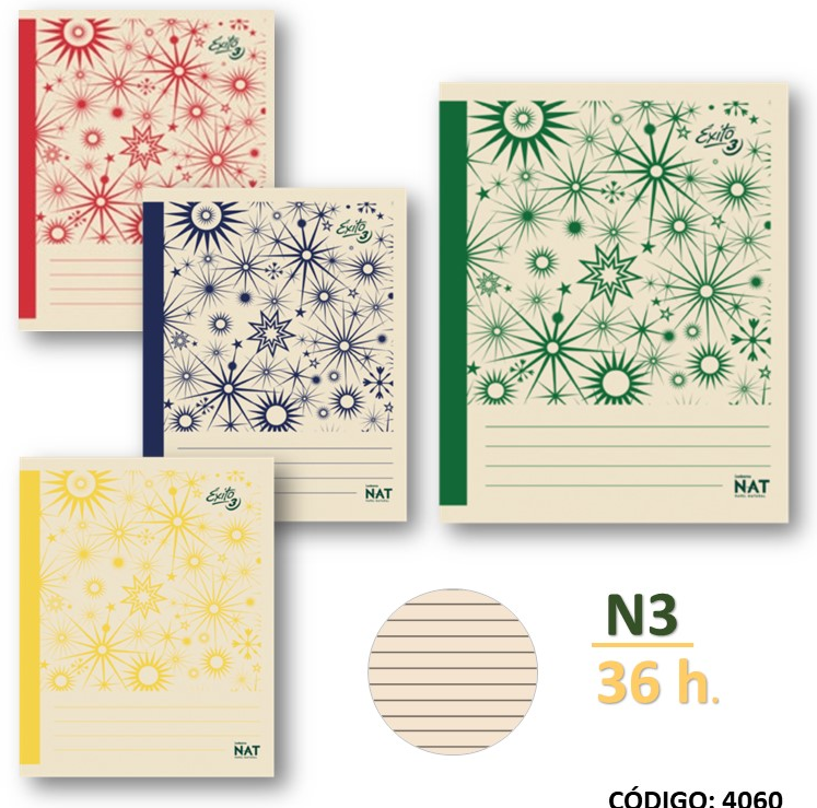 CUADERNO A4 LEDESMA CLASSIC CUADRICULADO x84hjs. (L4060)