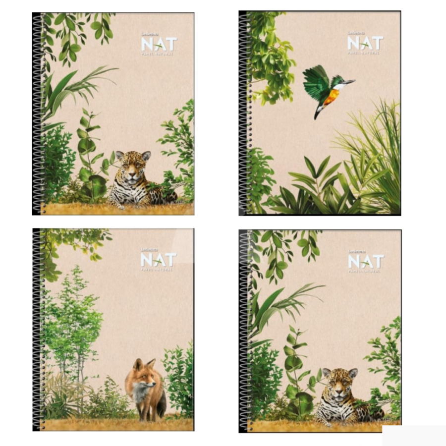 CUADERNO A4 LEDESMA NAT RAYADO  x80hjs. (L4870)