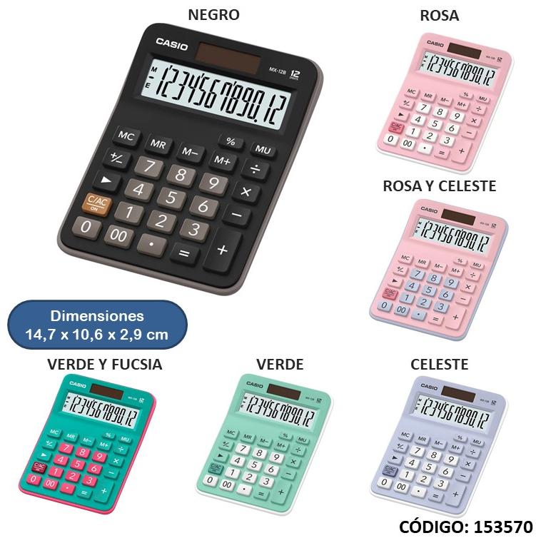 CALCULADORA CASIO MX-12B (L153570)