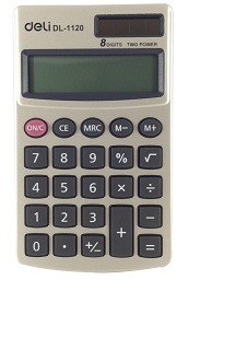 CALCULADORA DELI EASY E1120 8 DIG 11.6X7cm (L18578)