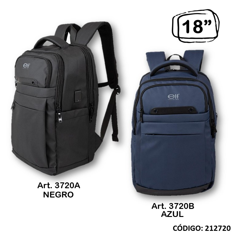 MOCHILA PORTANOTEBOOK 18" ELF  (L212720)