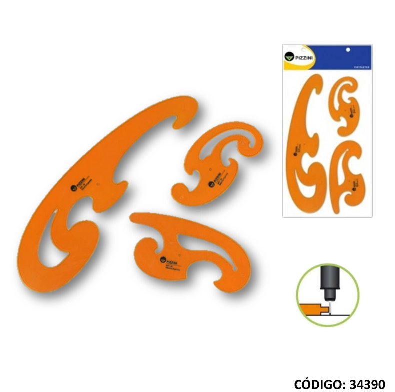 PISTOLETES PIZZINI 458 (L34390)