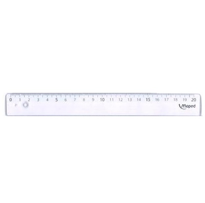 REGLA MAPED CRISTAL 20cm ECO (L88040)