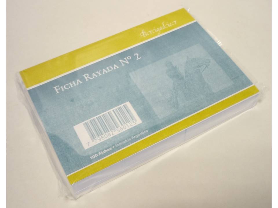 FICHAS RAYADAS N 2 x100 130g (L44320)