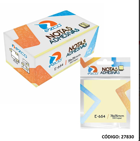 NOTA-AD ECONOMICO 76x76mm (L27830)
