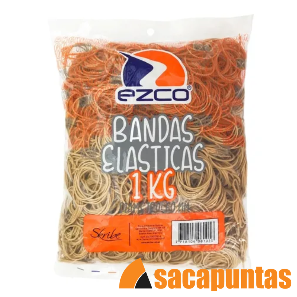 BANDAS ELÁSTICAS EZCO x 1 KG (L321505)