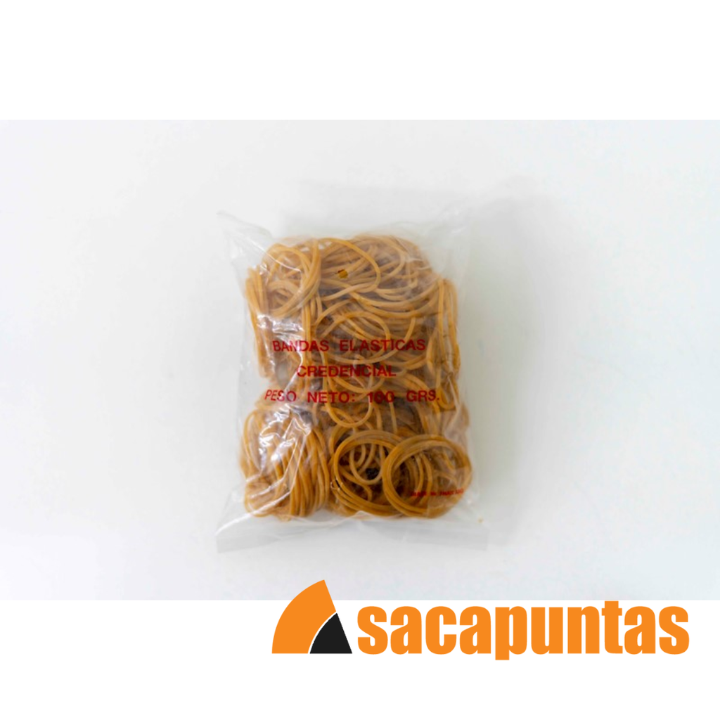 BANDAS ELÁSTICAS CREDENCIAL x 100 gr. (L27640)