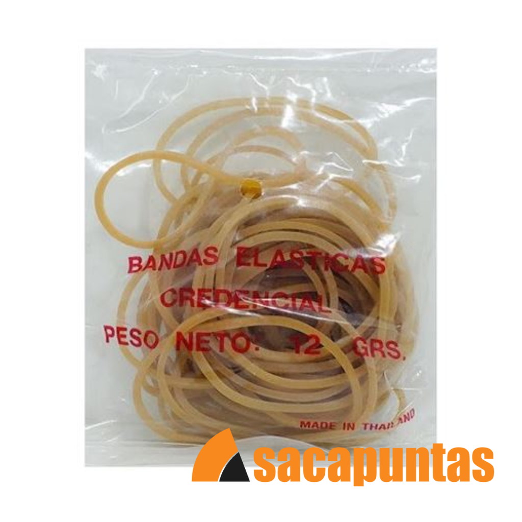 BANDAS ELÁSTICAS CREDENCIAL x 12 gr. (L27750)