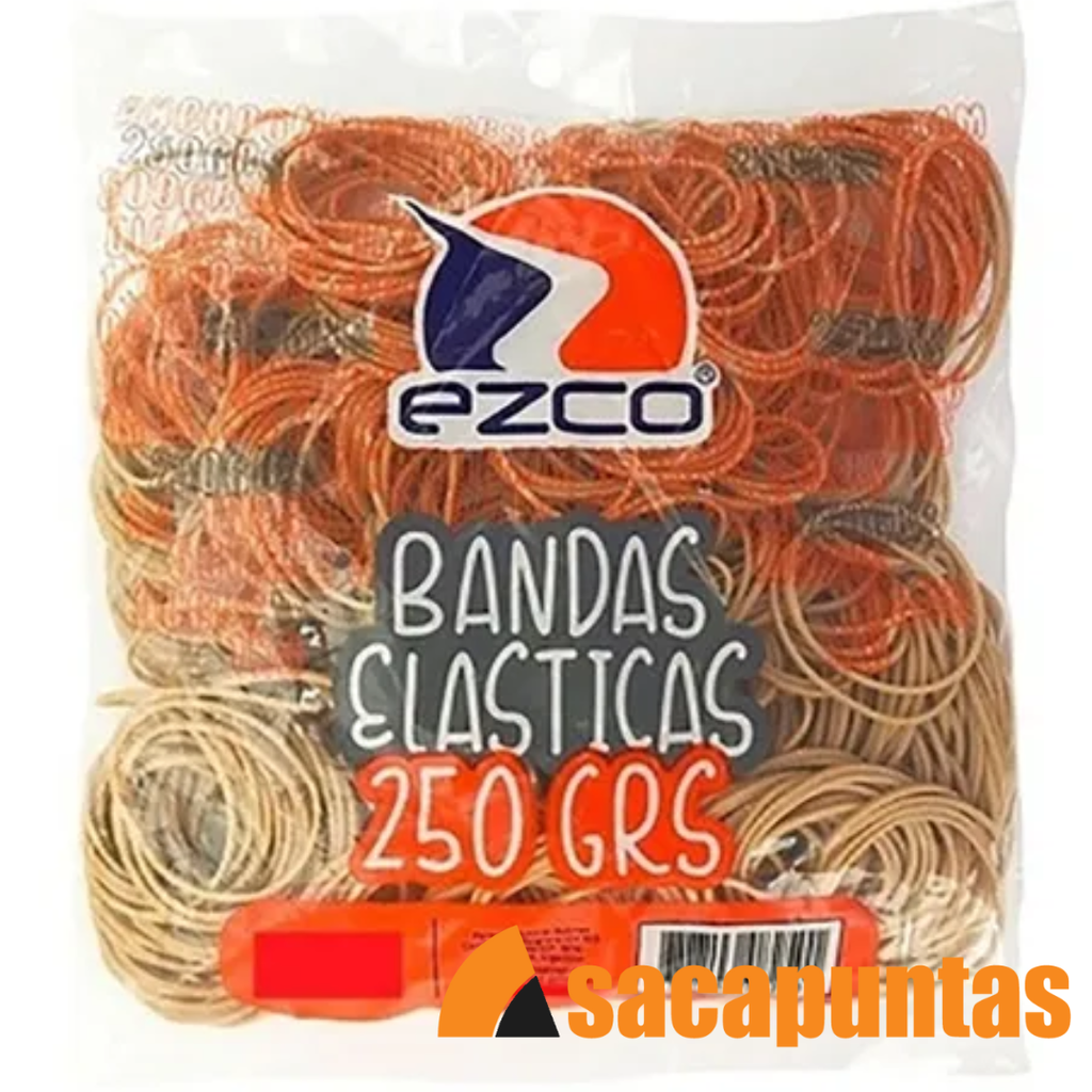 BANDAS ELÁSTICAS EZCO x 250 gr. (L321503)