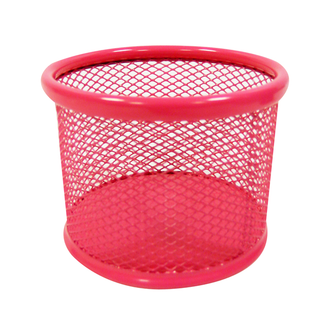 PORTACLIPS TALBOT REDONDO METAL ROSA (S2543)