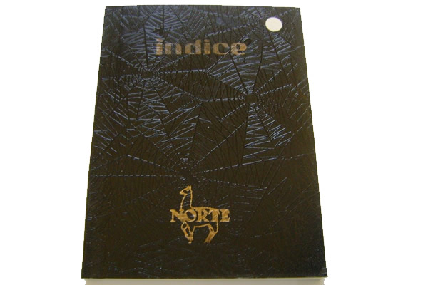 CUADERNO INDICE TAPA DURA NORTE x100hjs. (L9050)