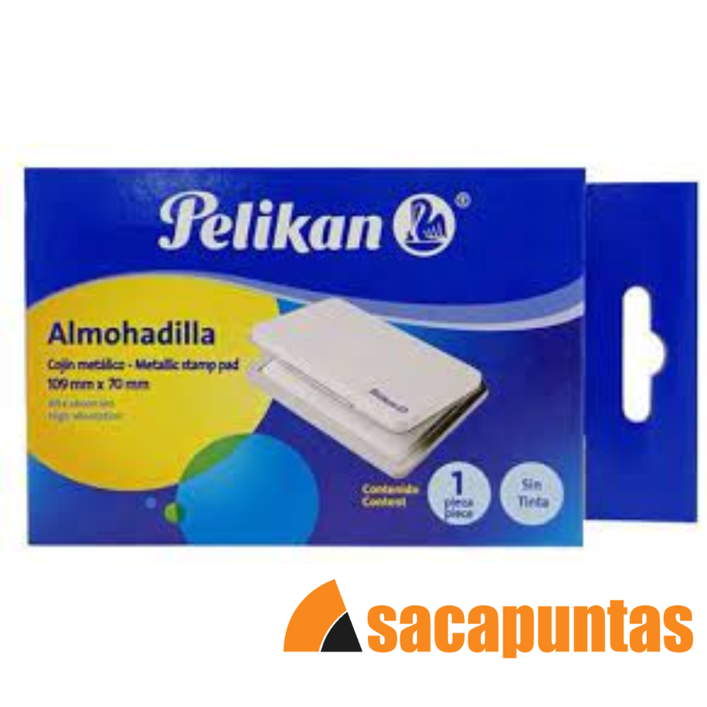 ALMOHADILLA PELIKAN METAL 109 x 70 mm (L29460)