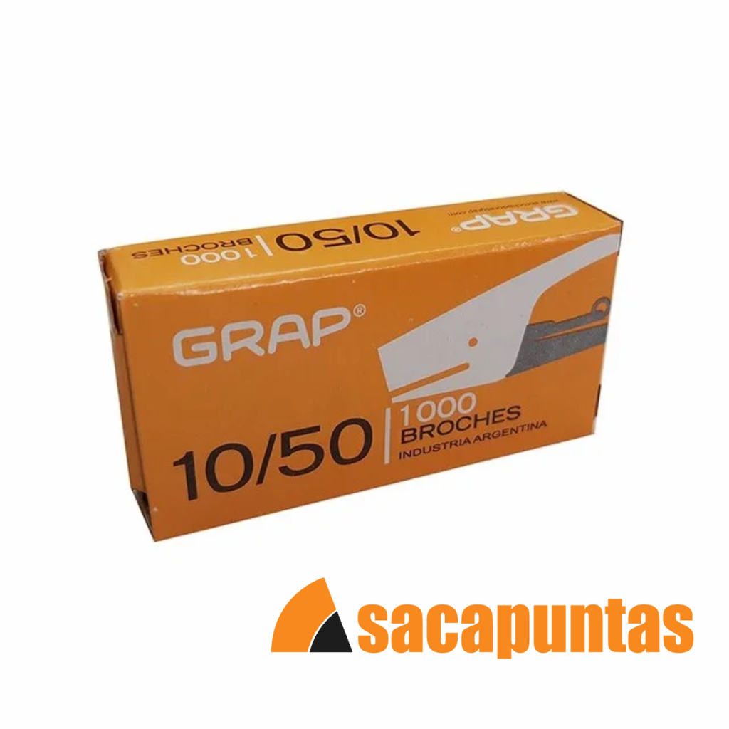 BROCHES PARA MAQUINA GRAP Nº 10/50 x 1000 U. (L17500)
