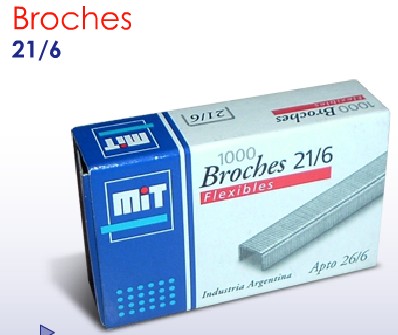 BROCHES PARA MAQUINA MIT Nº 21/6 x 1000 (L137020)