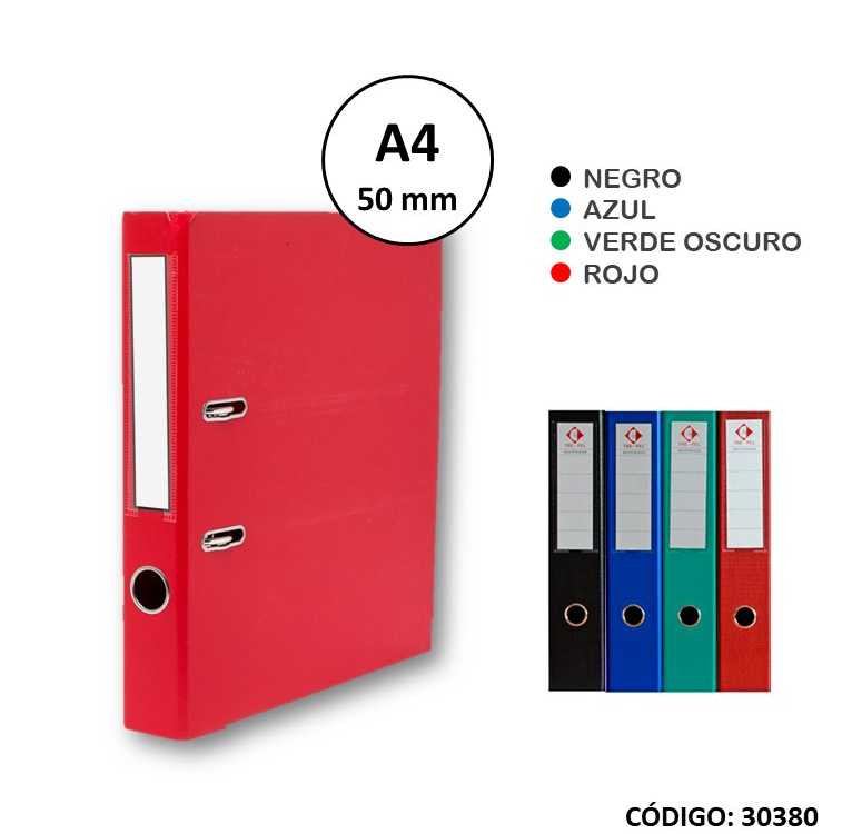 BIBLIORATO A4 50 mm COLOR (L30380)