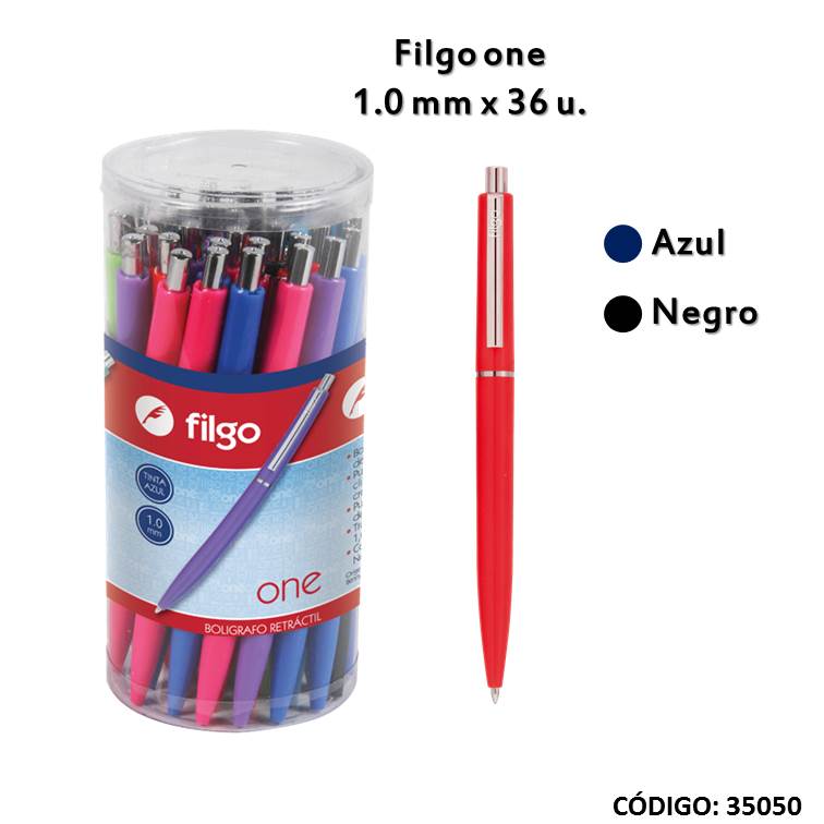 BOLIGRAFO RETRACTIL FILO ONE (L35050)