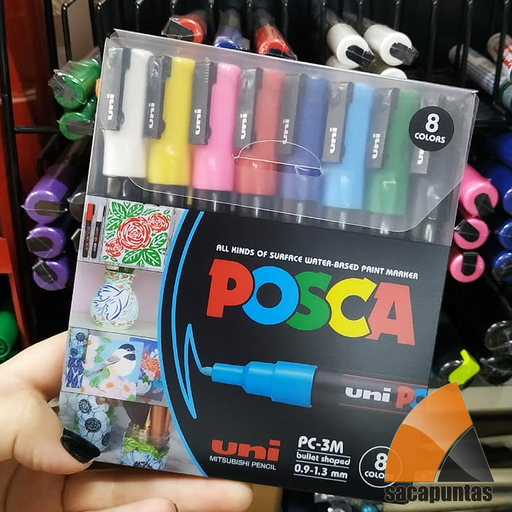 MARCADOR UNI POSCA PC-3M X8u. (L27670)