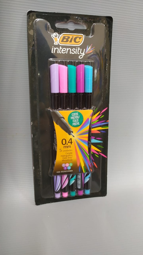 FIBRA ULTRA FINA BIC INTENSITY PASTEL (L50682)