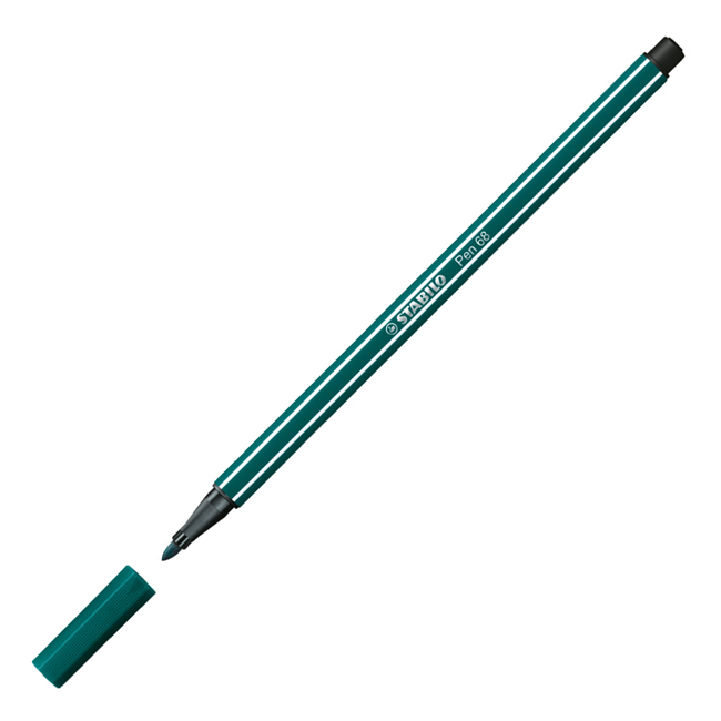 MARCADOR STABILO PEN 68 AZUL VERDOSO 68/53 (S234AV)