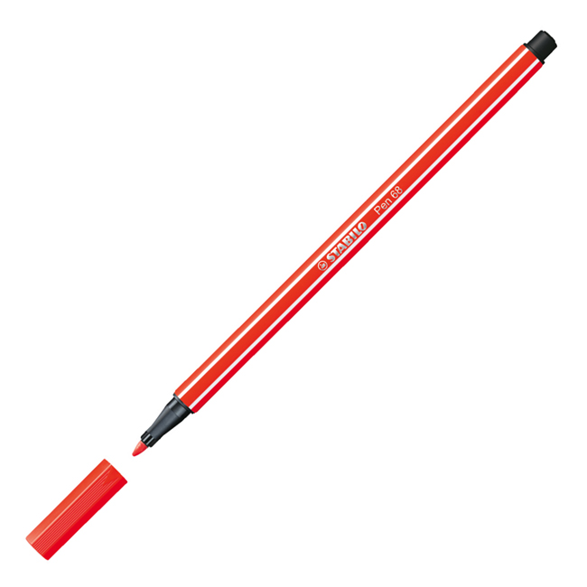 MARCADOR STABILO PEN 68 BERMEJON 68/40 (S234B)