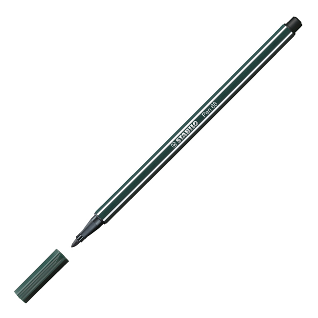 MARCADOR STABILO PEN 68 VERDE OLIVA 68/63 (S234VO)