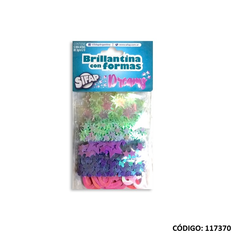 BRILLANTINA SIFAP CON FORMAS DREAMS x5 UNIDADES (L117370)