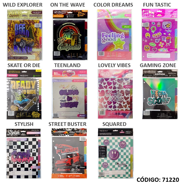 CARATULA N°3 REXON FSIA.x5POS. (L71220)