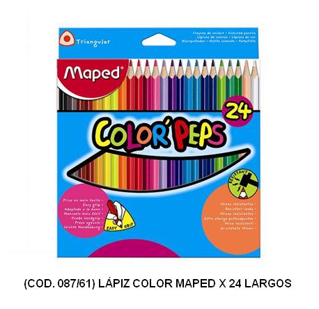 LAPICES DE COLOR MAPED LARGO x 24  (L87610)