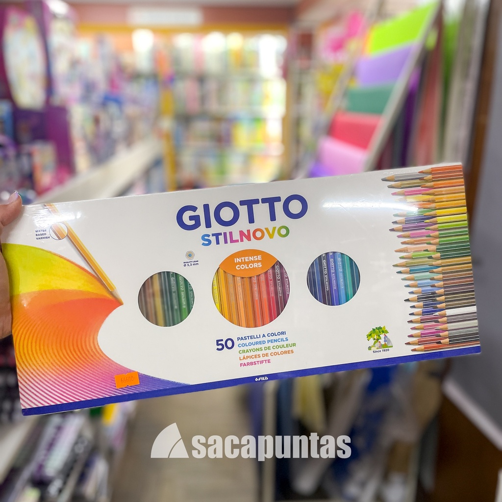LAPIZ COLOR GIOTTO STILNOVO X50 COLORES (L20999)
